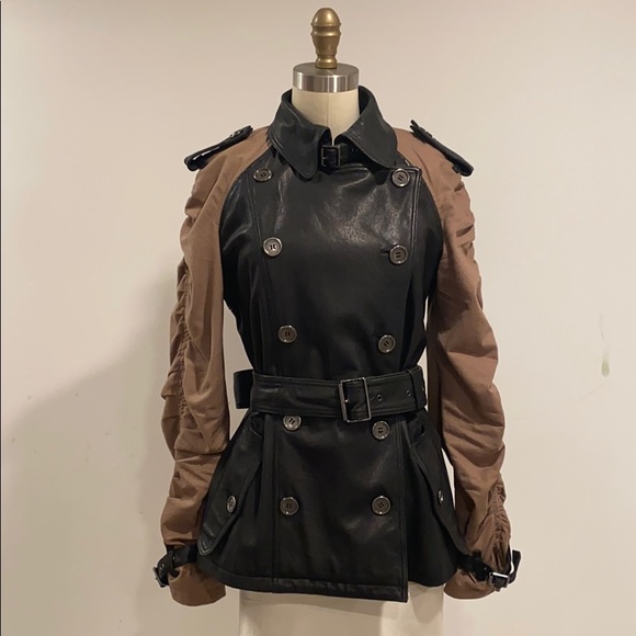 Burberry BRIT leather jacket size 8 (EUR 38)